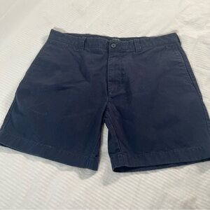 EUC J. Crew READE Navy Blue Chino Shorts - Size 36W
